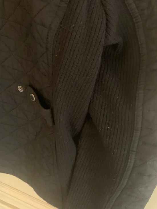 Quilted Biker Style Spring or Fall jacket (L) - Picture 3 of 7